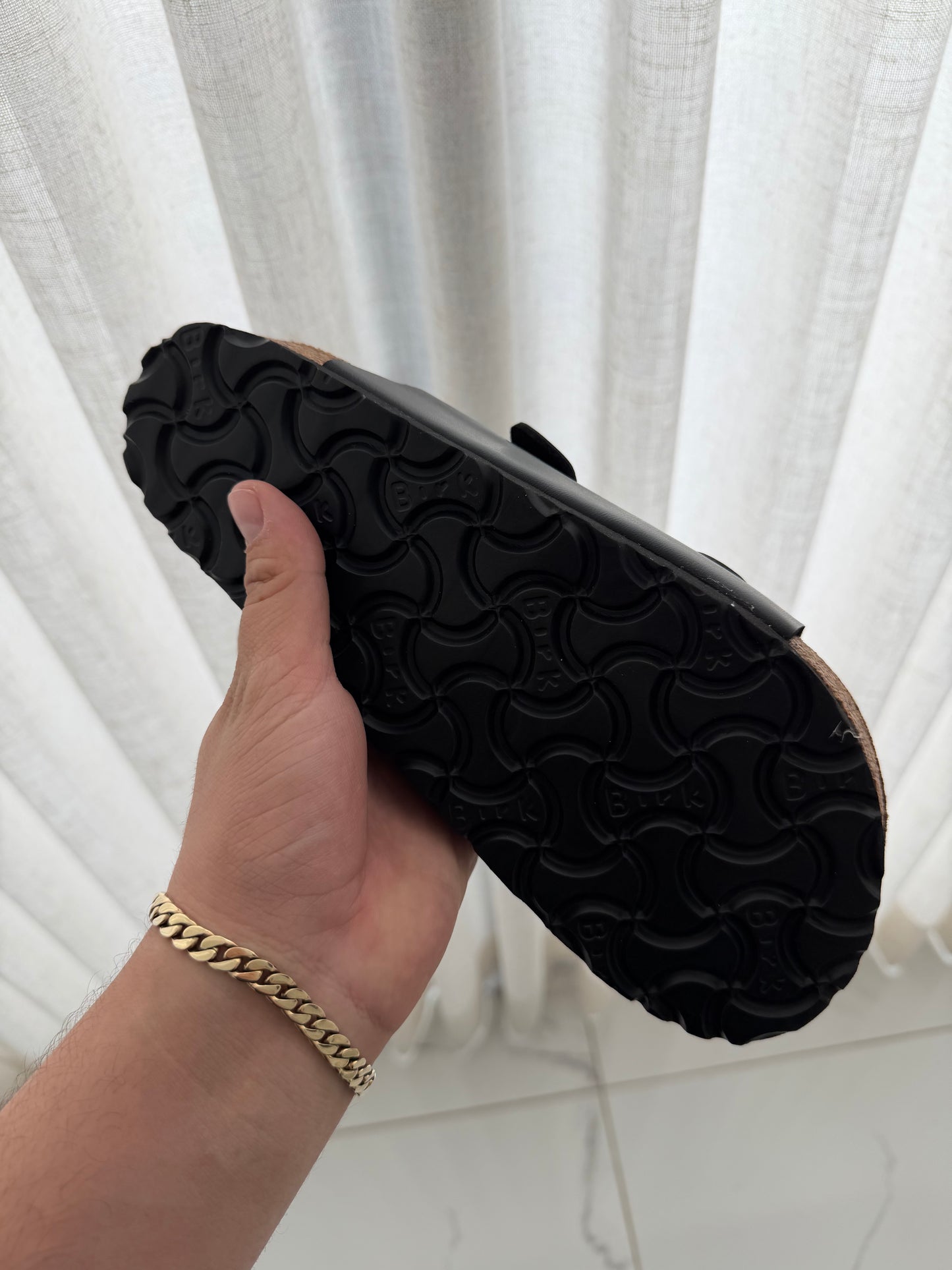 Sandalia birkenstock Negra doble ébilla