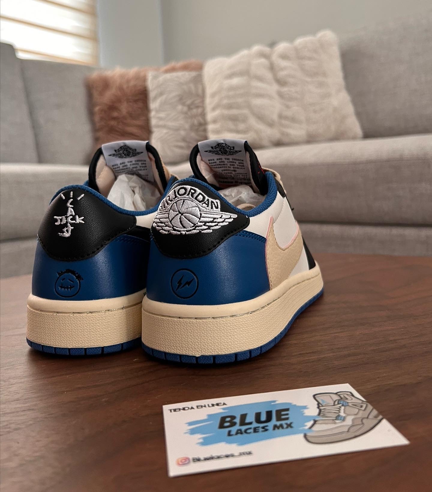 Nike Low Jordan Travis Scott Azul
