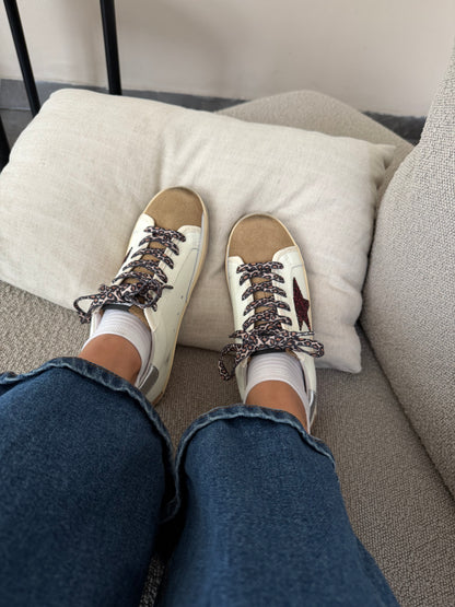 Golden Goose Red Glitter