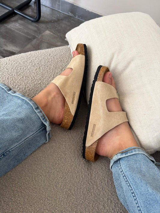 Sandalia birkenstock Beige