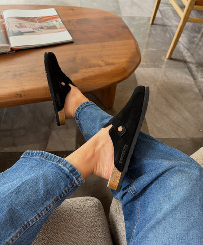 Sandalia birkenstock Negra Boston