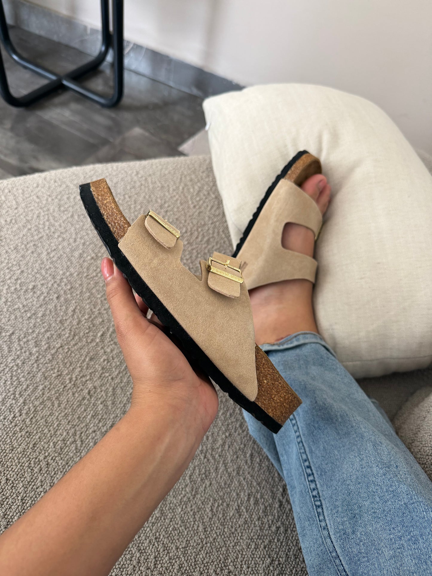 Sandalia birkenstock Beige