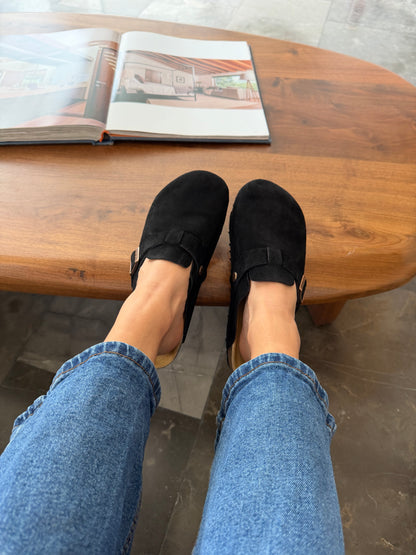 Sandalia birkenstock Negra Boston