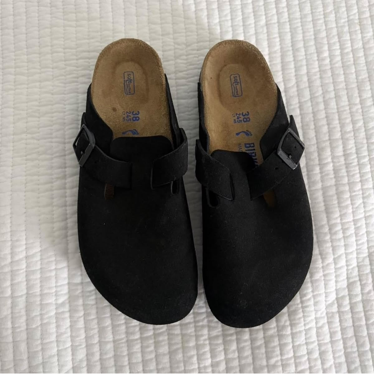 Sandalia birkenstock Negra Boston