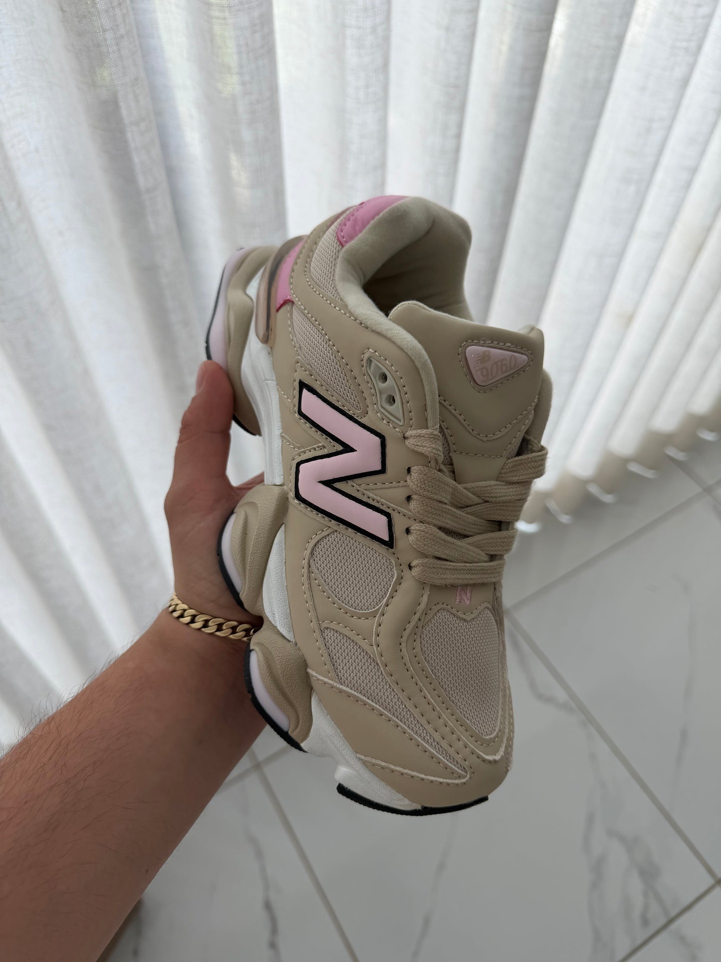 New Balance 9060 Pink Brown