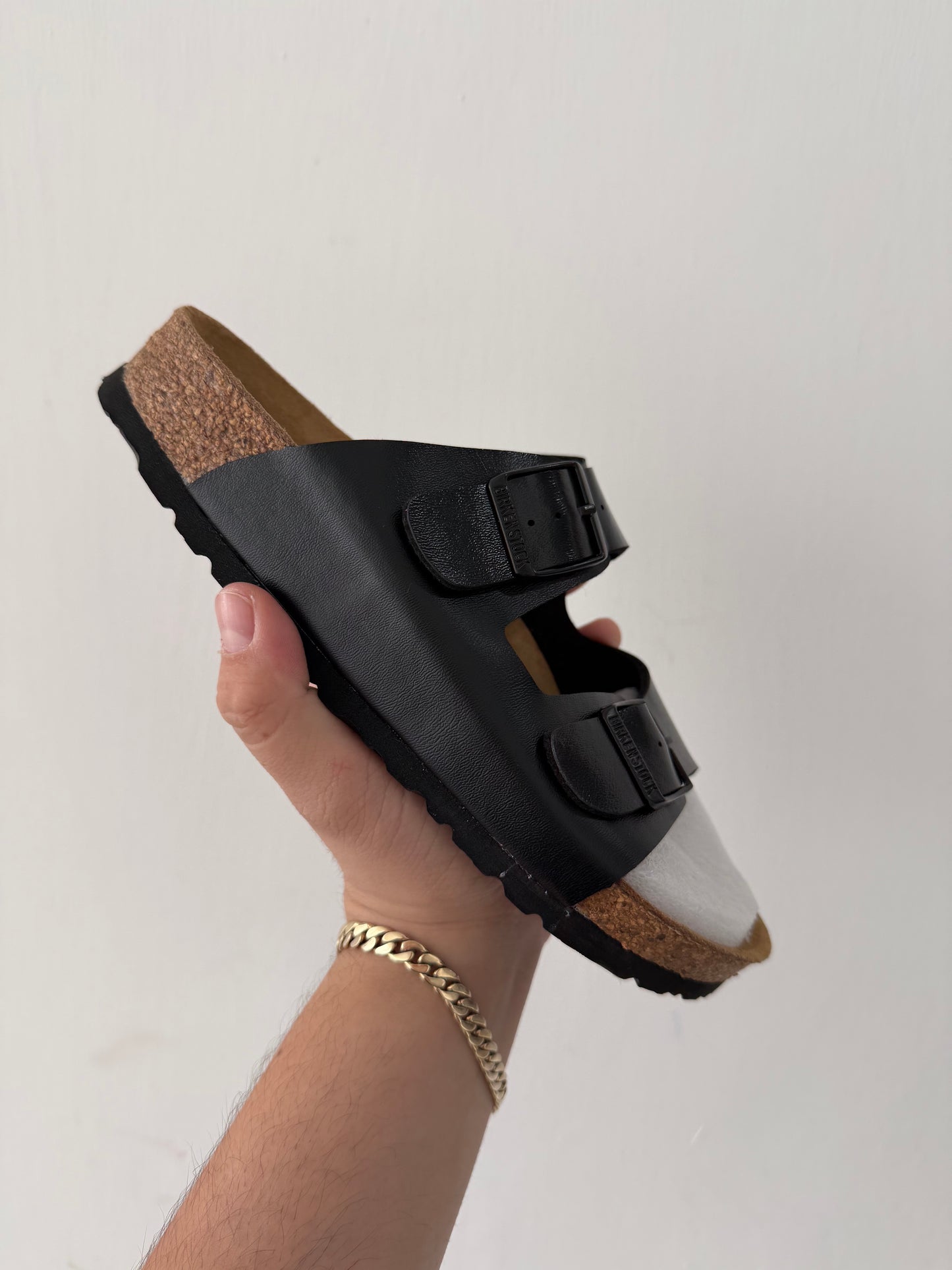 Sandalia birkenstock Negra doble ébilla