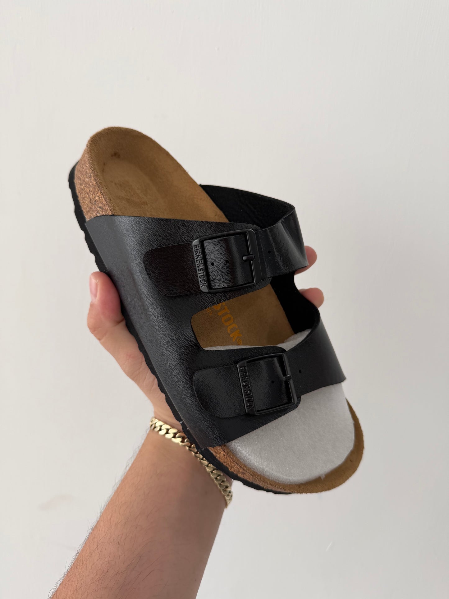 Sandalia birkenstock Negra doble ébilla