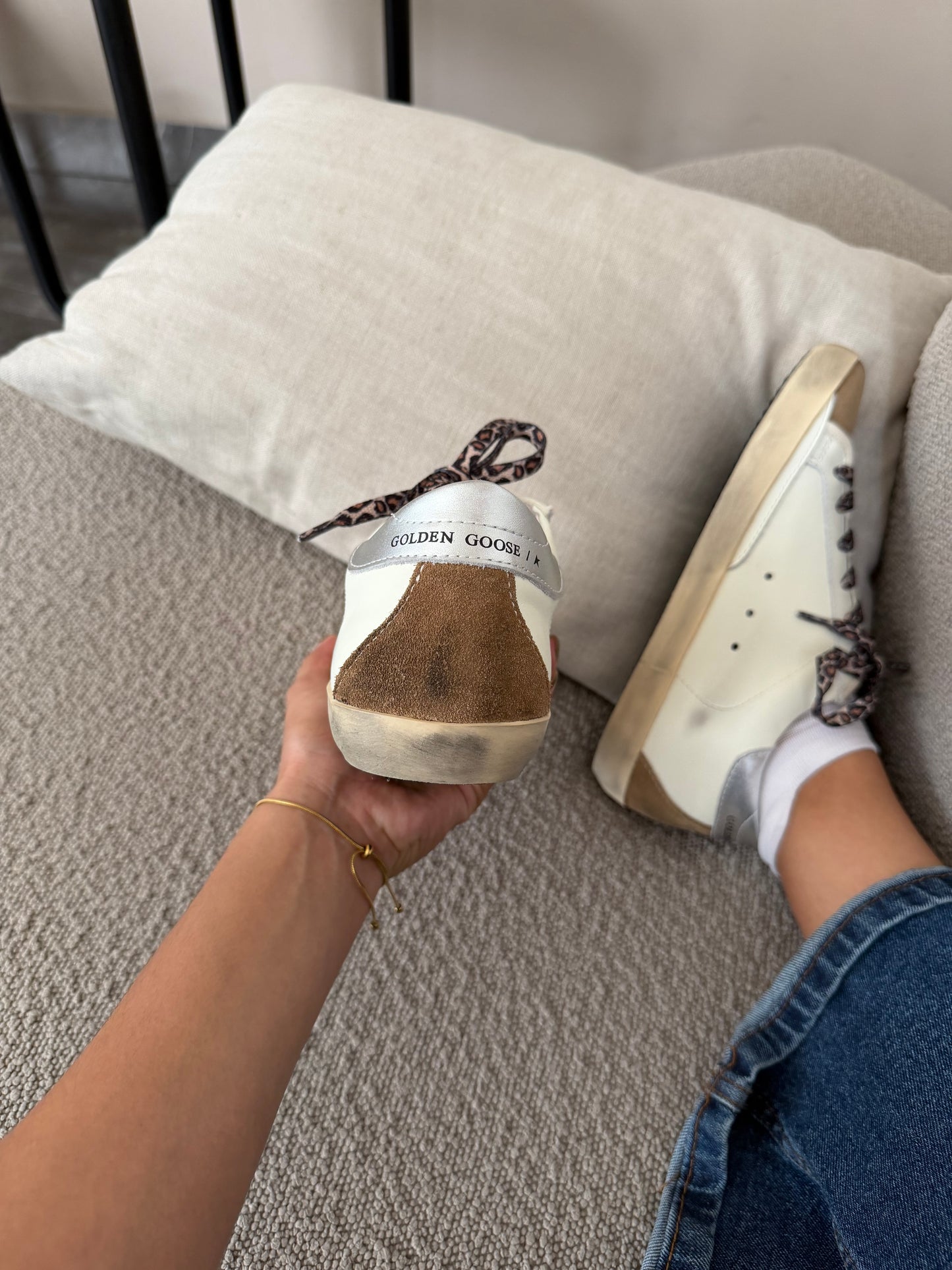 Golden Goose Red Glitter
