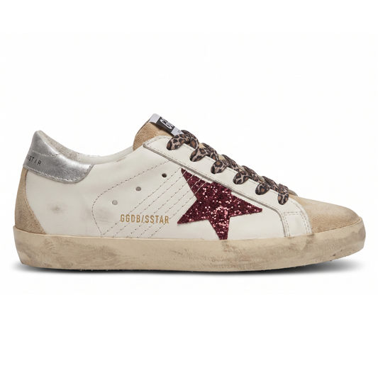 Golden Goose Red Glitter