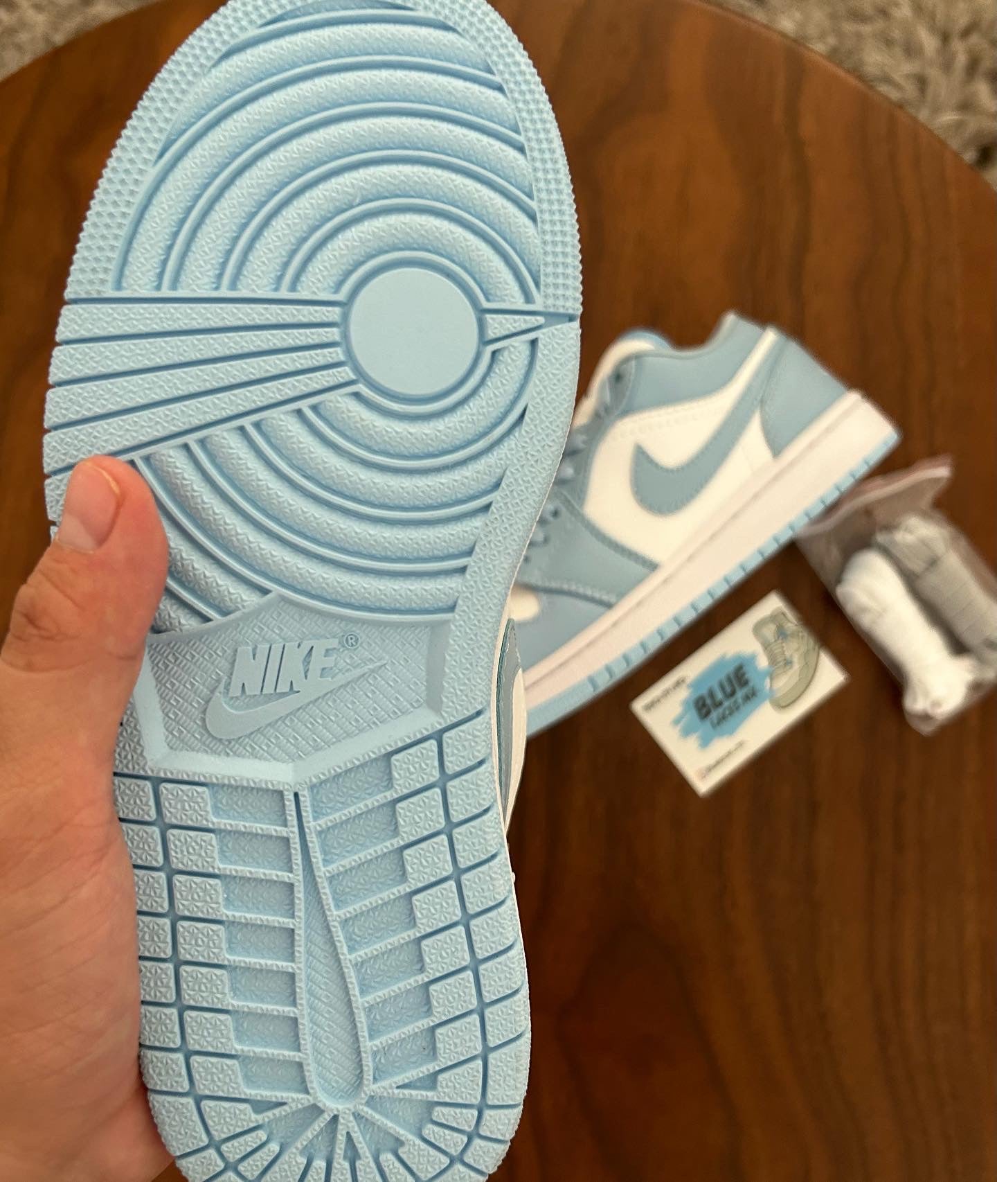 Nike Low Jordan en azul claro