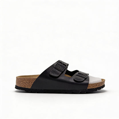 Sandalia birkenstock Negra doble ébilla