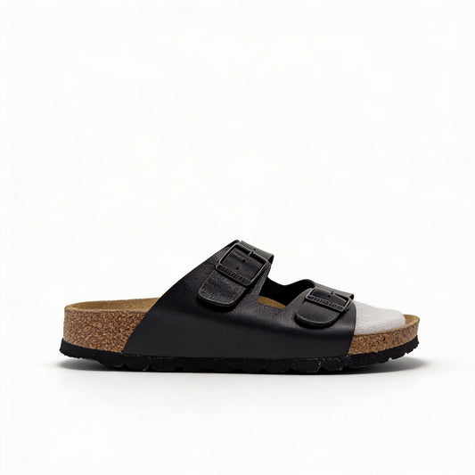 Sandalia birkenstock Negra doble ébilla