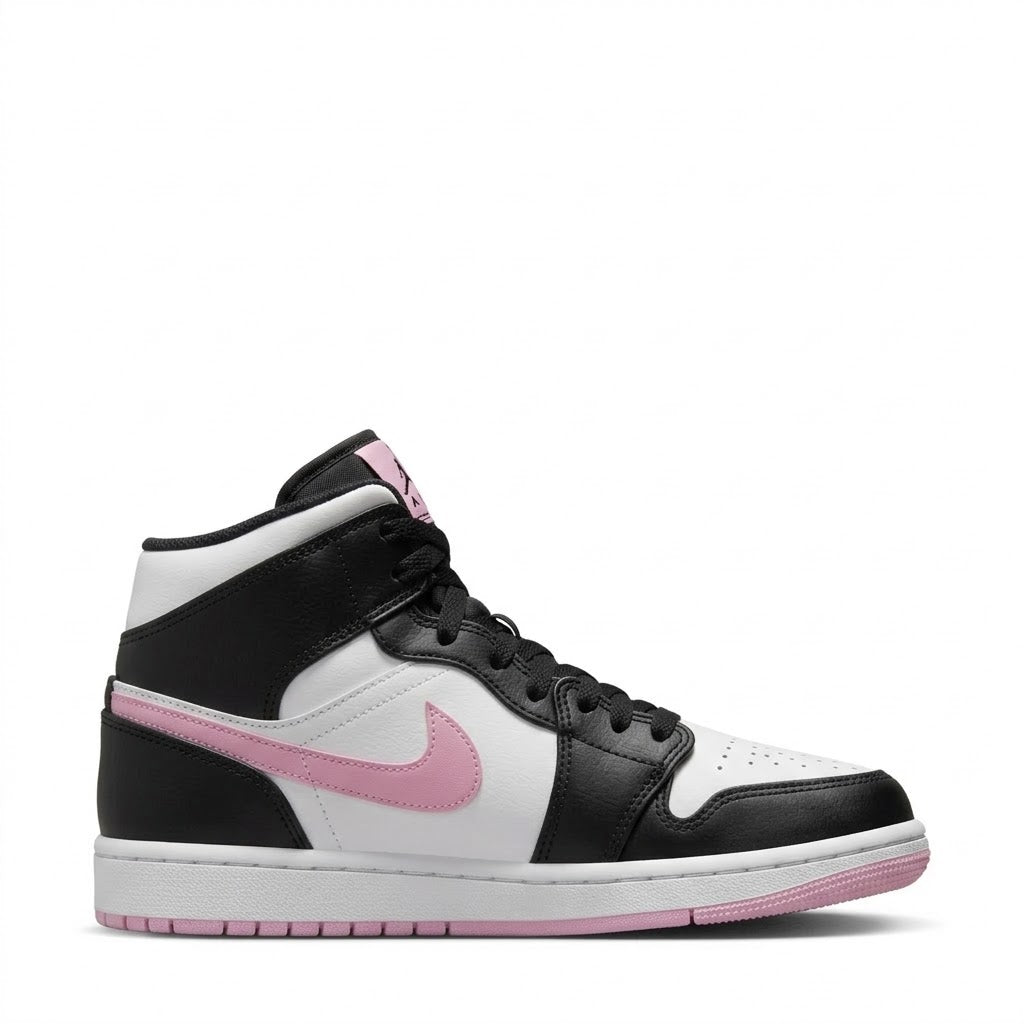 Nike Jordan Mid 1 en rosa y negro