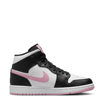 Nike Jordan Mid 1 en rosa y negro